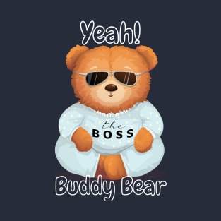 Yeah Buddy Bear Graphic T-Shirt
