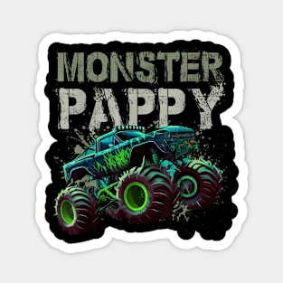 Monster Truck Pappy Family Matching Monster Truck Magnet