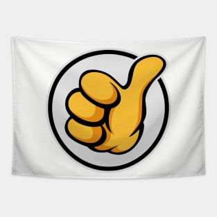 Thumbs Up Positive Emoji Tapestry