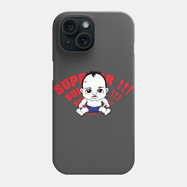 Superbaby Phone Case by glycediab