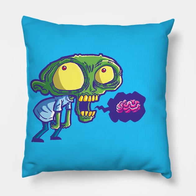 Zombie Pillow by mauchofett