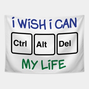 I Wish I Can CAD My Life Tapestry