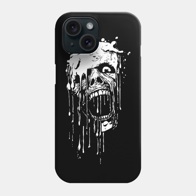 Melting Zombie Phone Case by JDTee