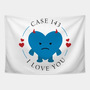 stray kids case 143 blue evil Tapestry