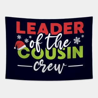 Leader Of The Cousin Crew Eldest Cousin Christmas Family Tapestry