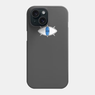 Oblong Eye Design (Upper Corner) Phone Case