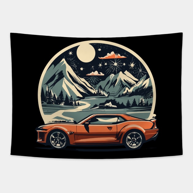 Chevrolet Camaro | Vintage Car Tapestry by kknows