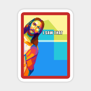 Jesus Saw That Wpap Pop Art Magnet