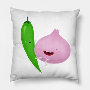 Friends: Mr Chile and Ms Onion Pillow