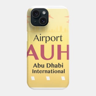 AUH Abu Dhabi airport Phone Case