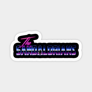 The Sandalorians Retro Magnet