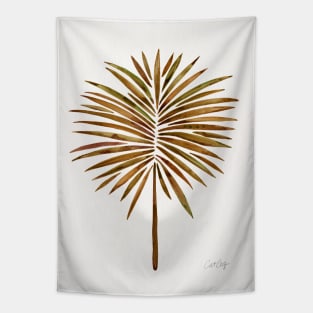 fan palm sepia Tapestry