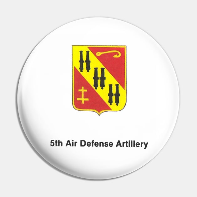 5th Air Defense Artillery Pin by Limb Store