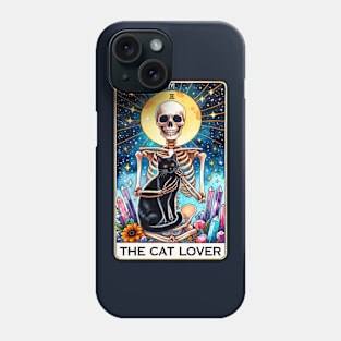 "The Cat Lover" Funny Tarot Card Phone Case