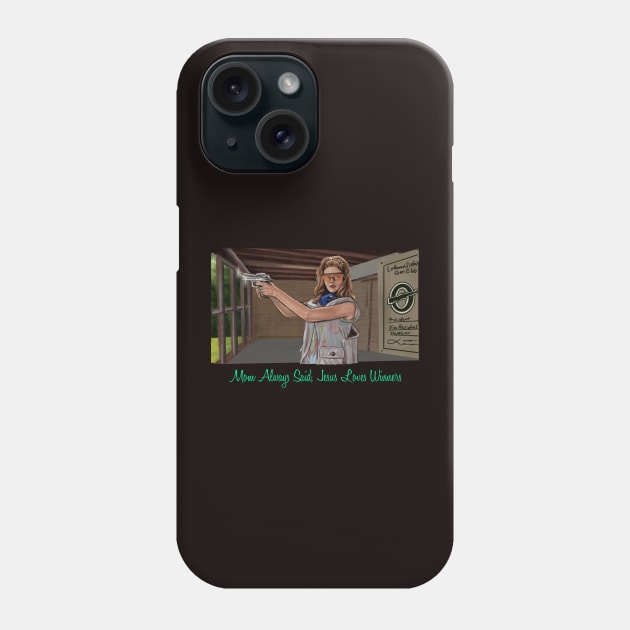 Mom Always Said, Jesus Loves Winners Phone Case by xandra-homes