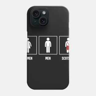 Funny Scotsmen Kilt Design Phone Case