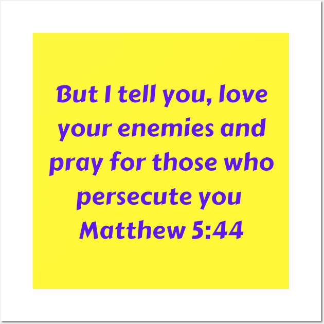 matthew bible verses about love