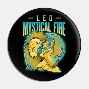 Leo Mystical Fire Pin