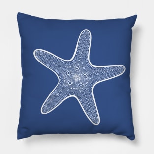 Sea Star or Starfish - beach and summer lovers animal drawing Pillow