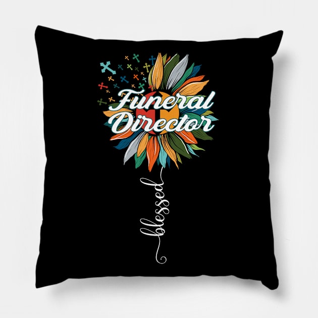 Blessed Funeral Director Pillow by Brande