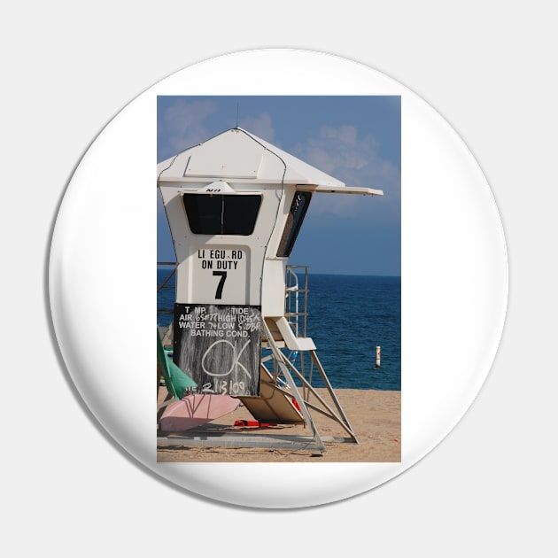 Pompano Beach Lifeguard Stand Pin by cbernstein