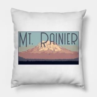 Mt. Rainier Decal Pillow