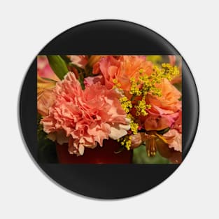 Happy Bouquet of Flowers Photographic Image Pin