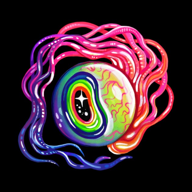 Rainbow Eyeball by Bethaliceart