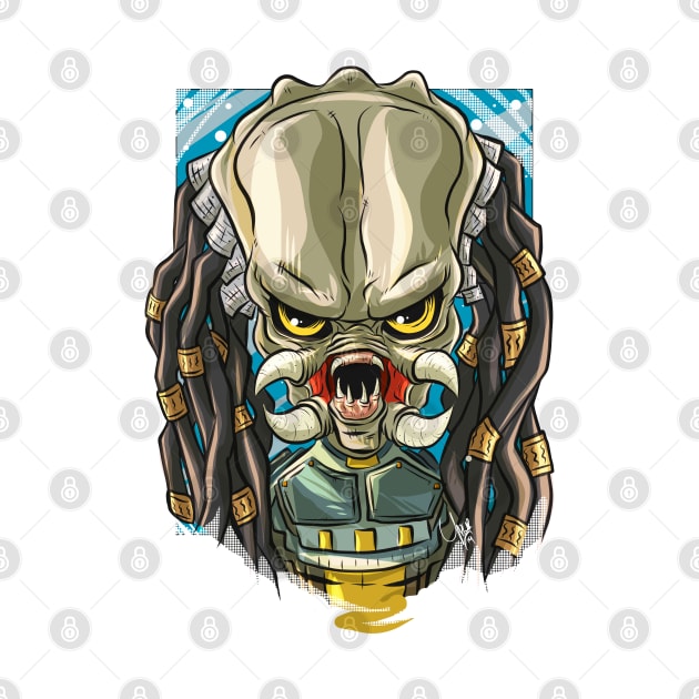 Pop Culture Caricature #23 - Predator by yazgar