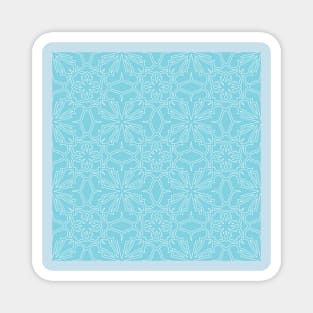 Light Blue Mosaic Magnet