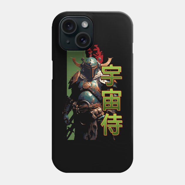 Space Samurai Phone Case by SharpGraphix