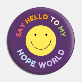 Hobicore Say Hello to My Hope World (j-hope BTS) Pin