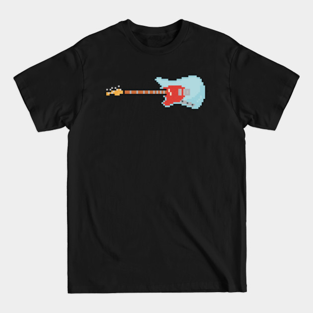 Disover Pixel Lefty Mustang Guitar - Music - T-Shirt