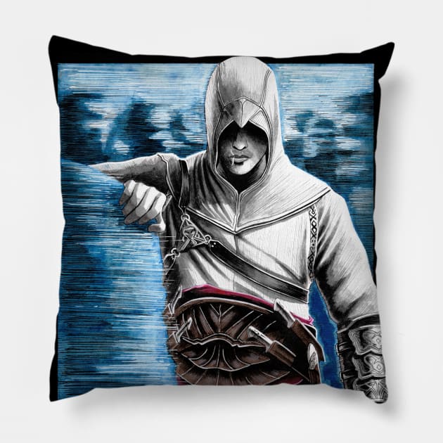 Altair - Inktober 2020 Pillow by Jomeeo