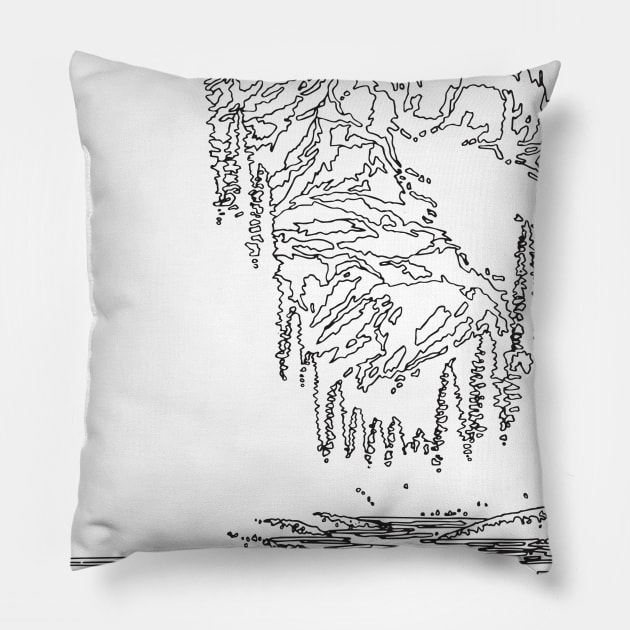 MOUNT RAINIER Pillow by TheCosmicTradingPost