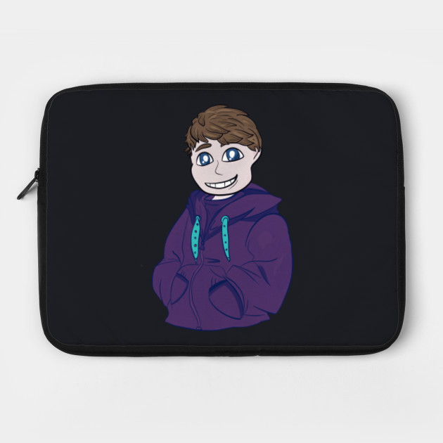 Karl Jacobs Fanart Portrait Karl Jakobs Laptop Case Teepublic A gamer who is mighty epic. karl jacobs fanart portrait by coding planet