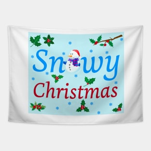 Snowy Christmas Tapestry