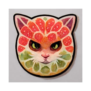 Kiwi & Strawberry Cat T-Shirt