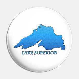 Great Lakes Lake Superior Outline Pin