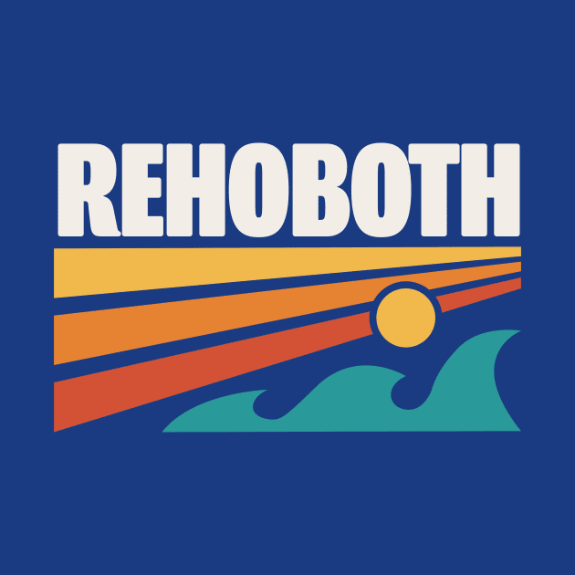 Rehoboth Beach Delaware Souvenir Delaware Beaches by PodDesignShop