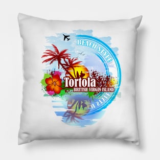 Tortola British Virgin Island Pillow