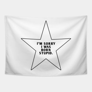 I'M Sorry I Was Born Stupid Tapestry