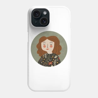 Girl illustration Phone Case