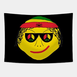 Rasta Smiley Tapestry