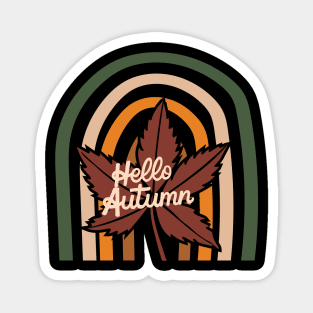 Hello Autumn Magnet