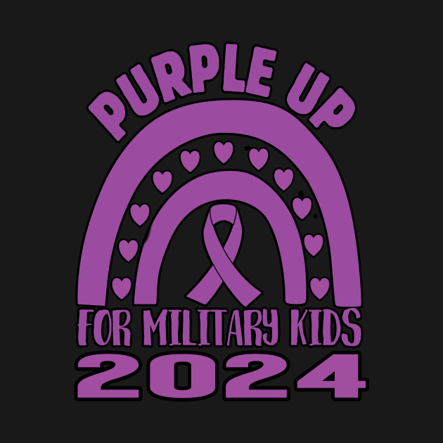 Purple Up For Military Kids Military Child Month by lame creative