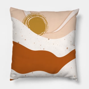 Sunset Illustrations Pillow