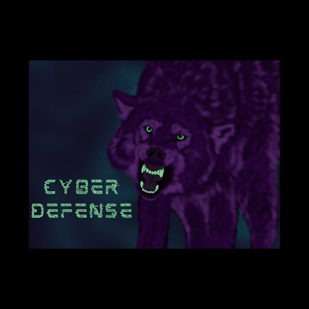 Cyber Defense Wolf by CarpeOssa