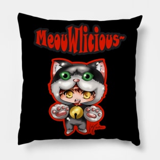 Cat MeouWlicious Pillow