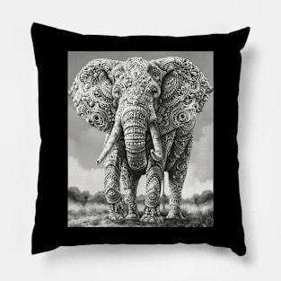 Elephant Conservation Strategies Pillow